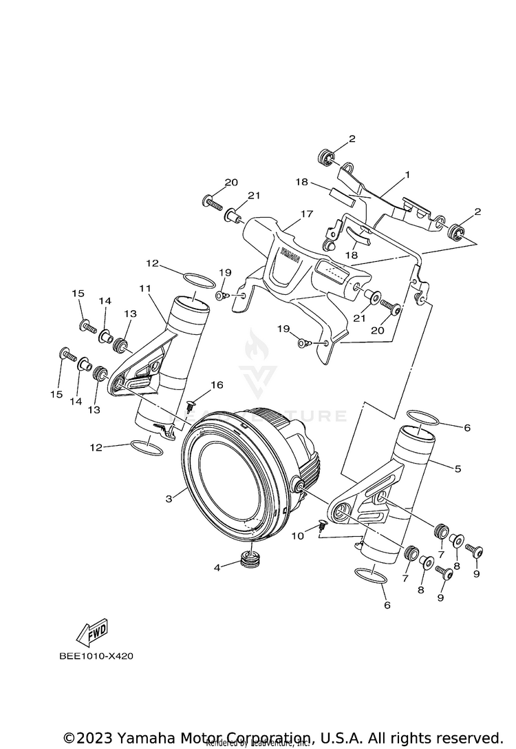 Headlight Schematic