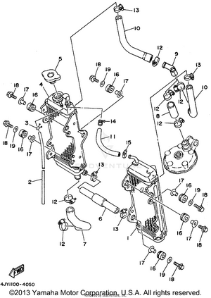 Radiator - Hose Schematic