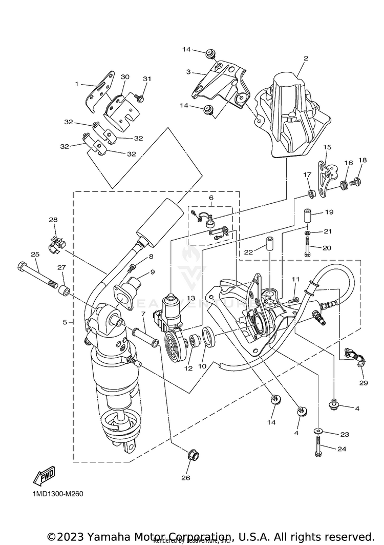 Rear Suspension Schematic