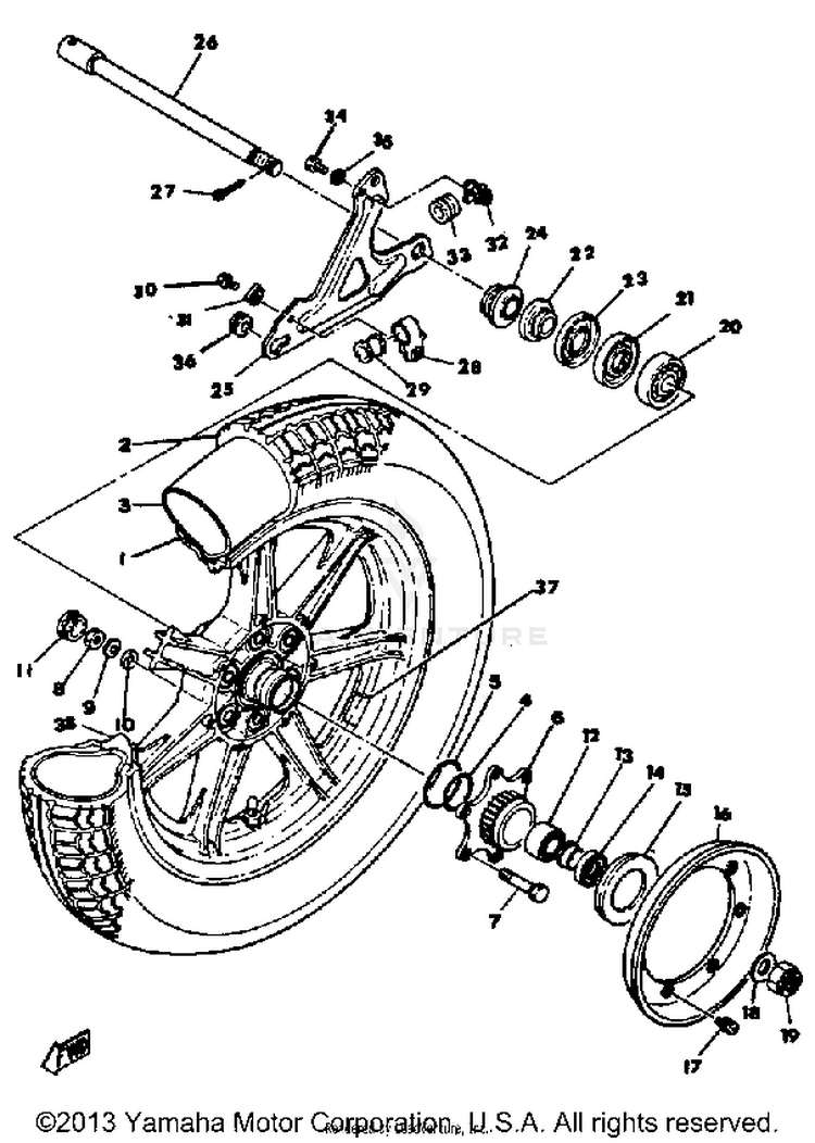 Rear Wheel Schematic