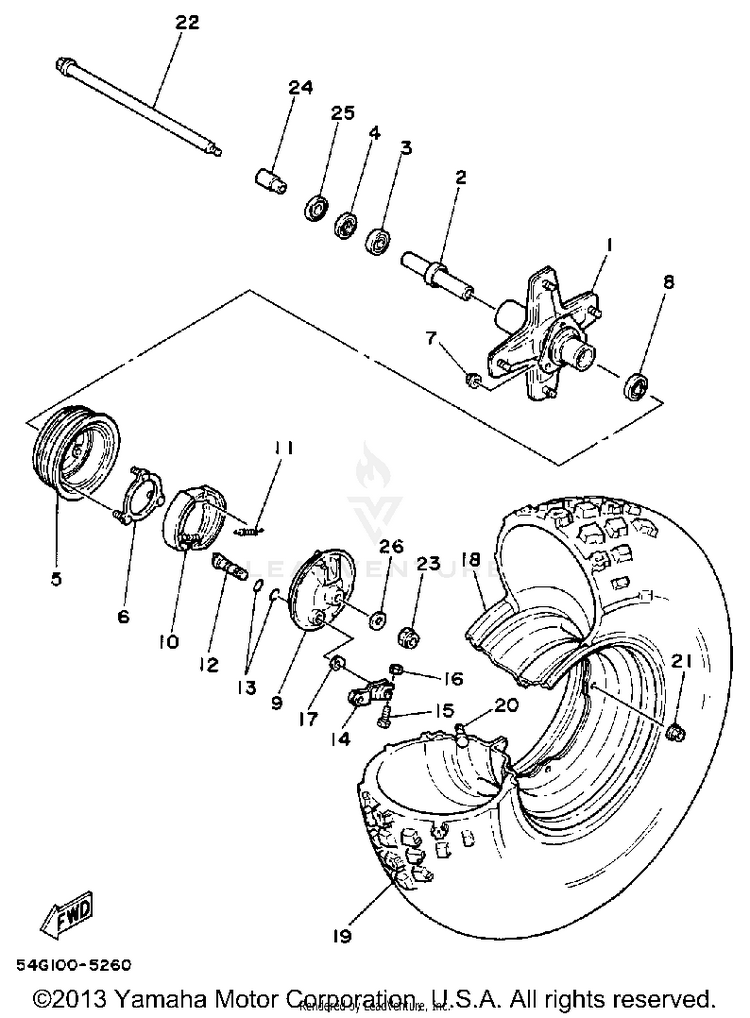 Front Wheel Schematic