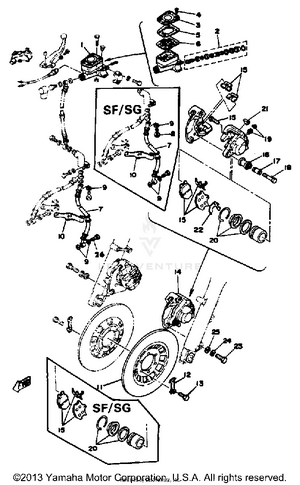 Double Disc Brake Schematic