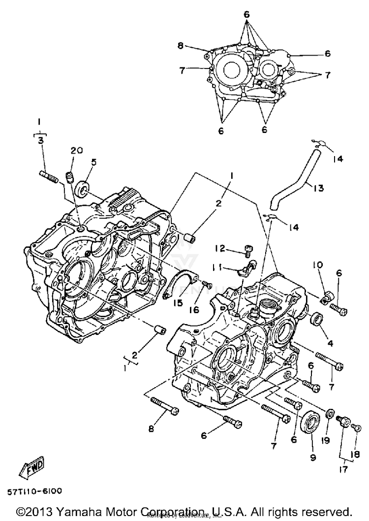Crankcase Schematic