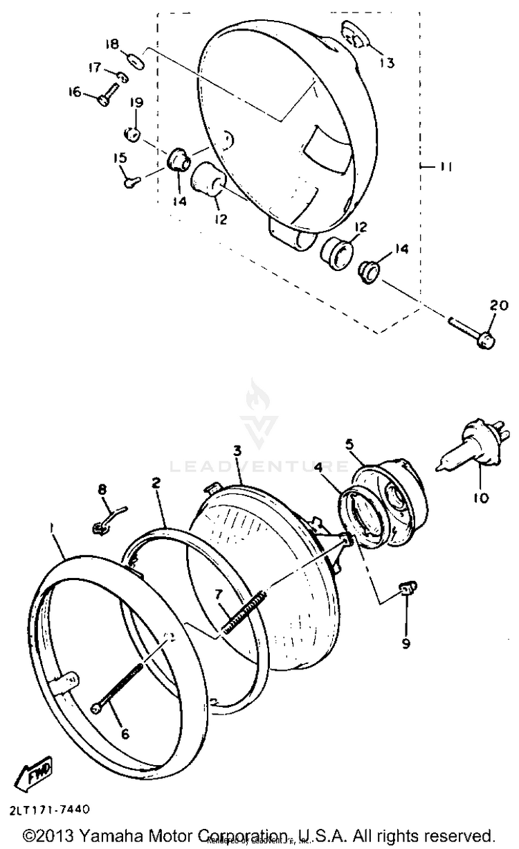 Headlight Schematic