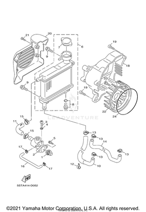 Radiator Hose Schematic