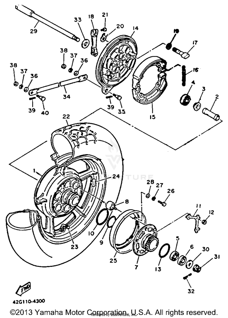 Rear Wheel Schematic
