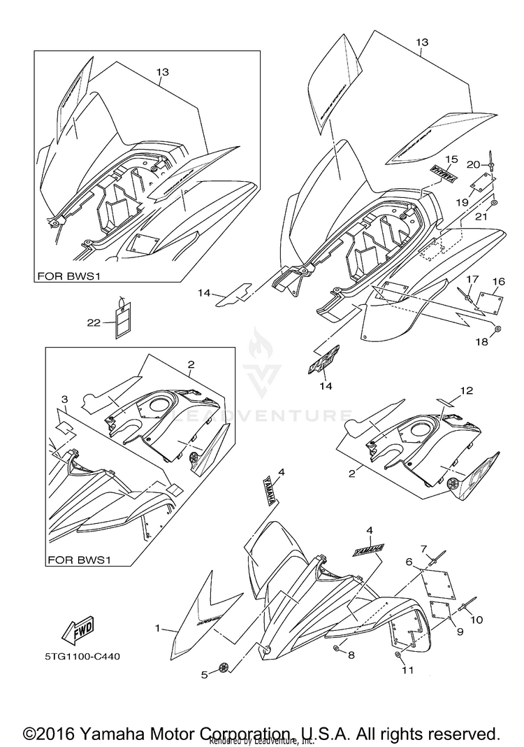 Emblem Label 1 YFZ450 - YFZ450S - 2004 Schematic