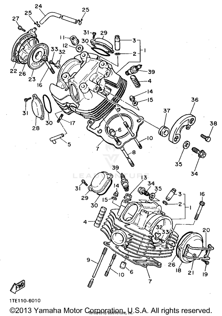 Cylinder Head Schematic