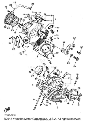 Cylinder Head Schematic