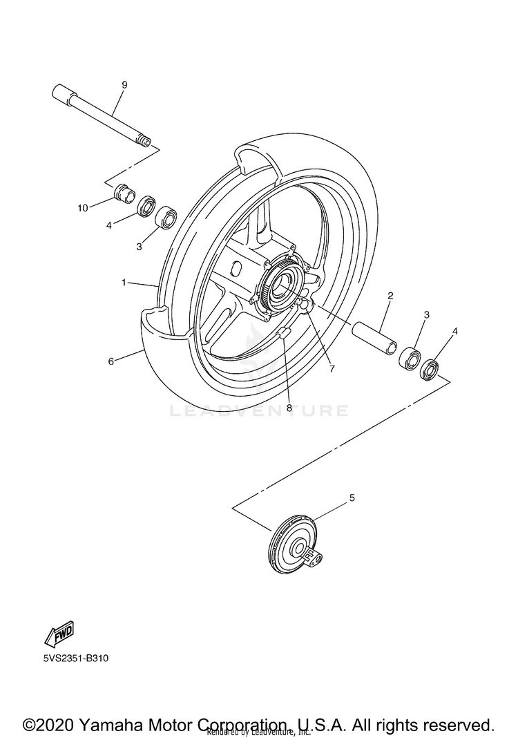 Front Wheel Schematic