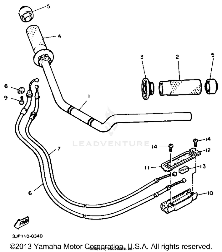 Handlebar Cable Schematic