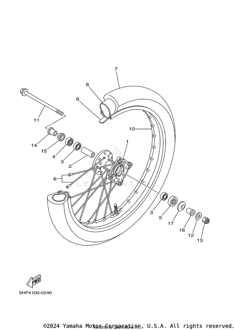 Front Wheel Schematic