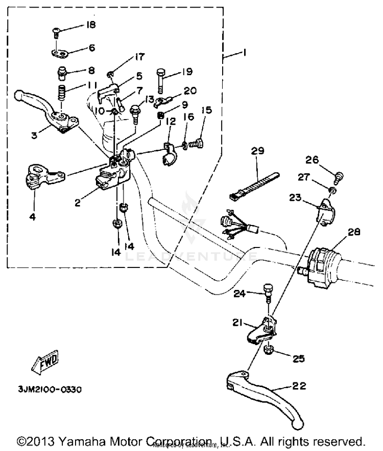 Handle Switch Lever Schematic