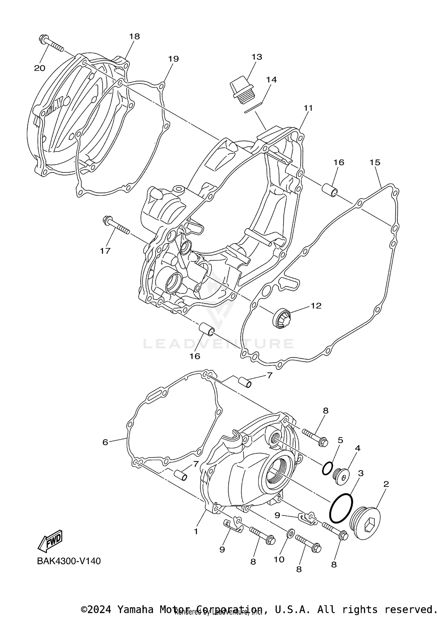 CRANKCASE COVER 1