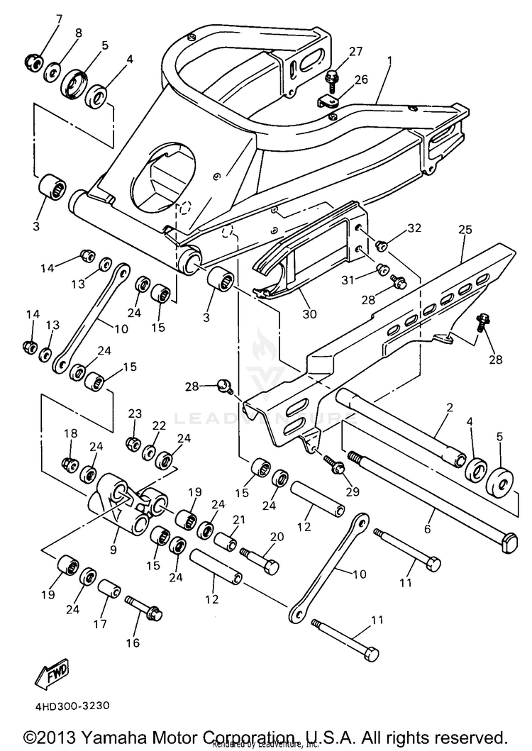 Rear Arm Schematic