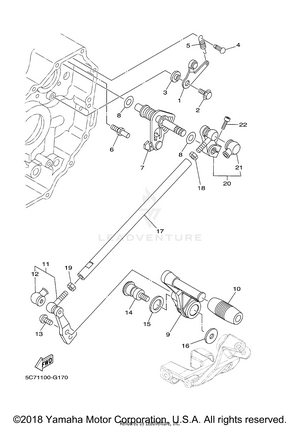 Shift Shaft Schematic