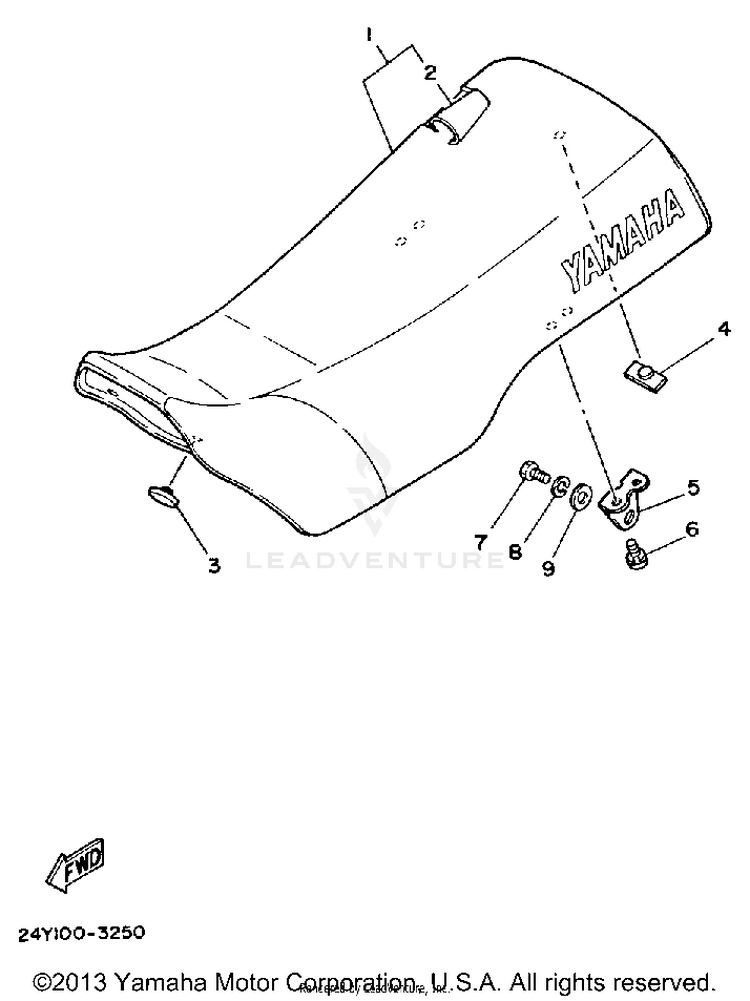 Seat Yz250k Schematic