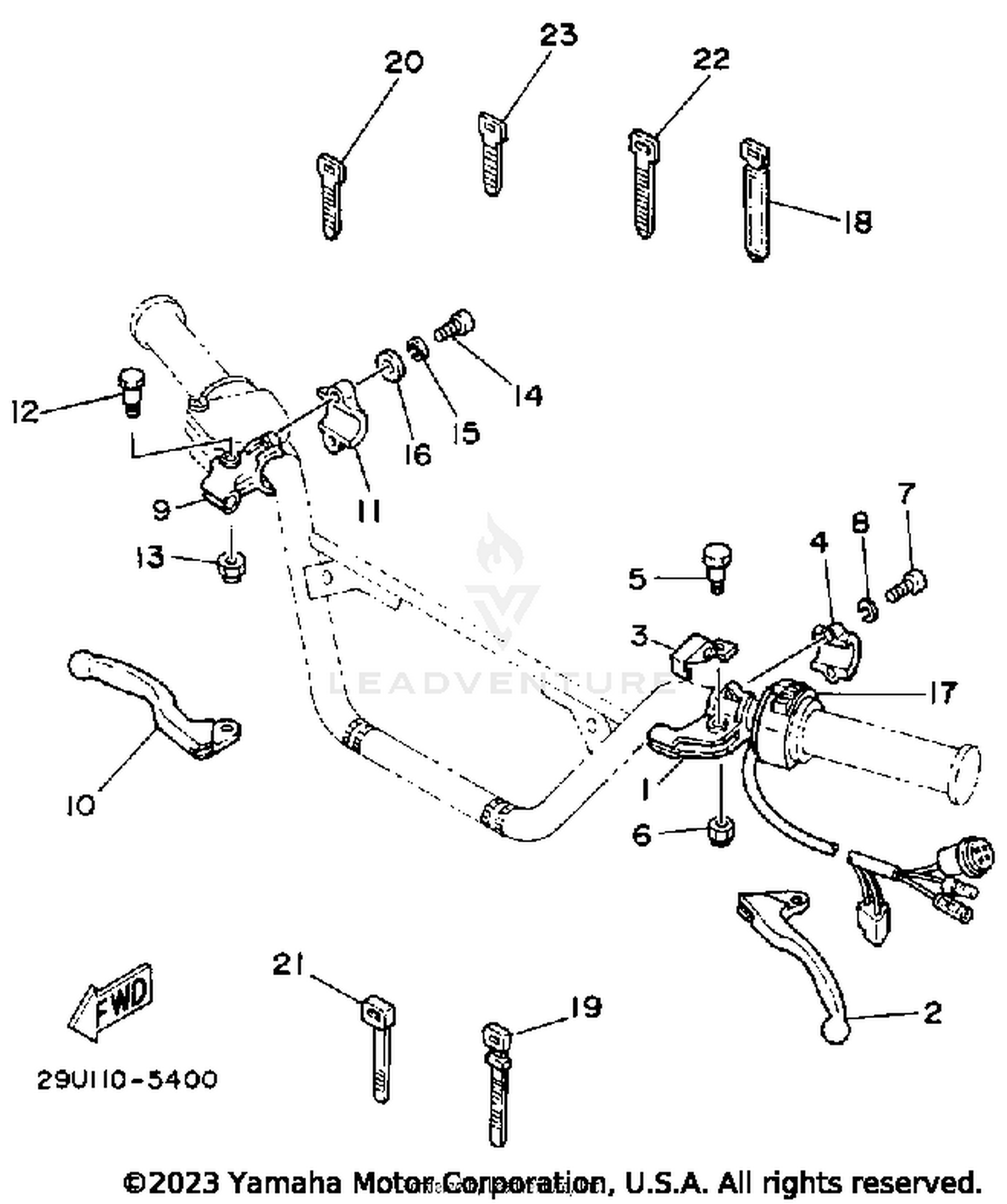 HANDLE SWITCH-LEVER