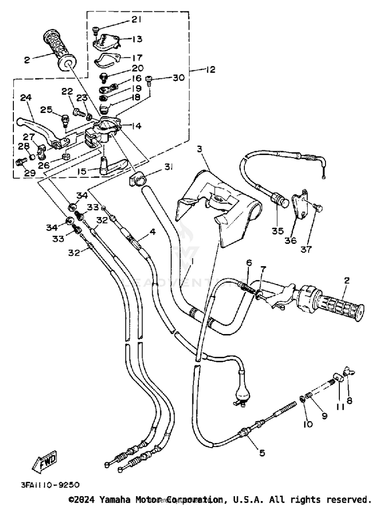 Handlebar-Cable Schematic