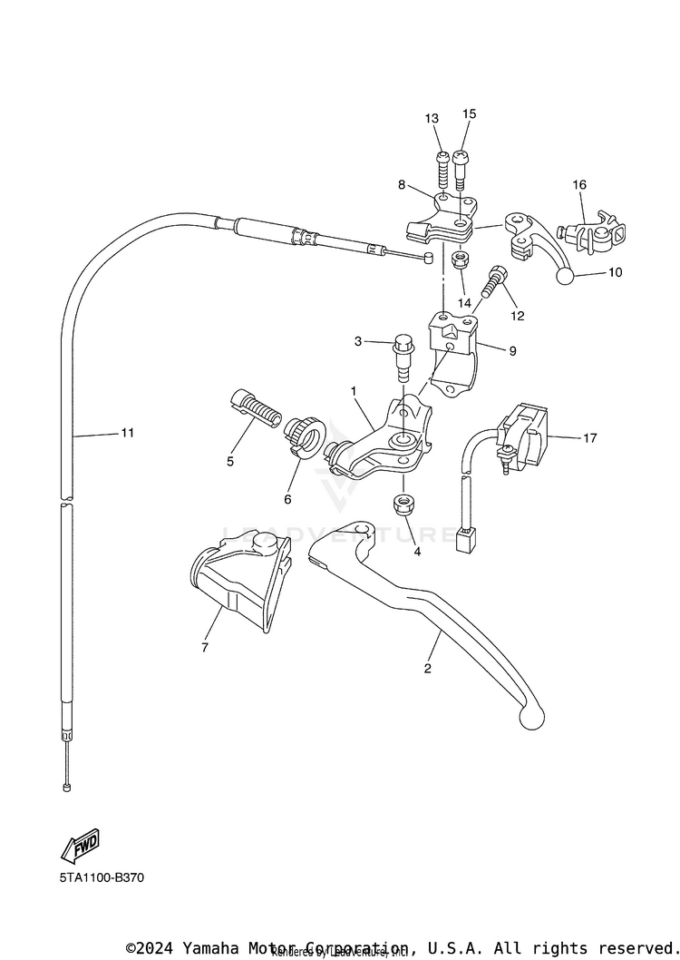Handle Switch & Lever Schematic