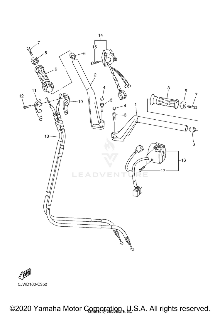 Steering Handle Cable Schematic