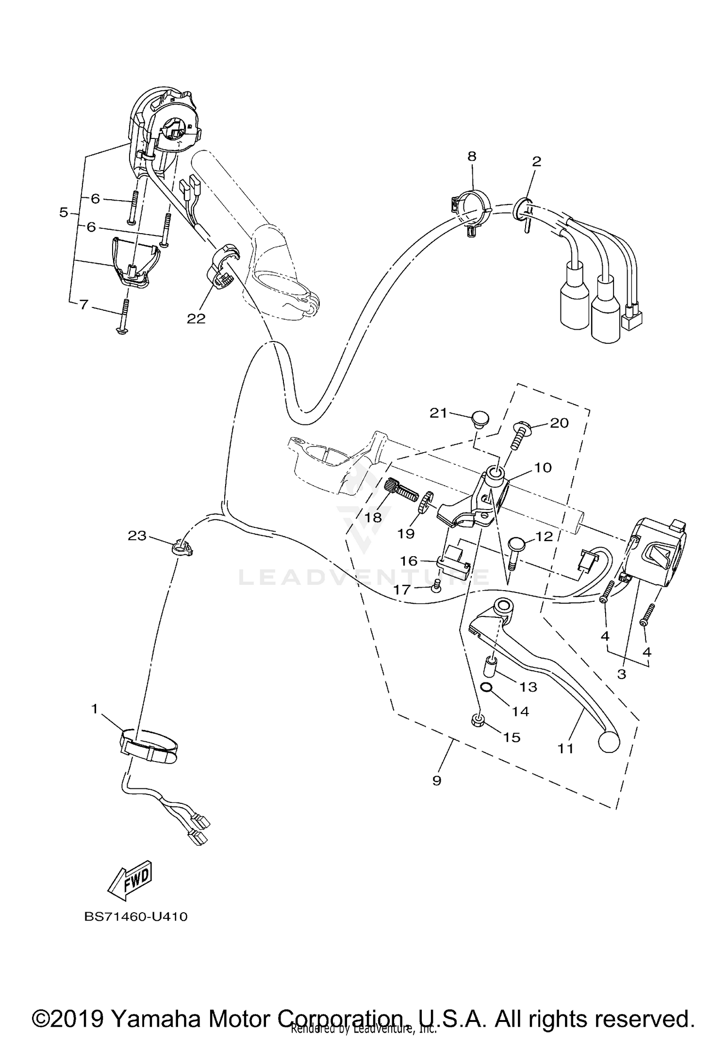 HANDLE SWITCH LEVER