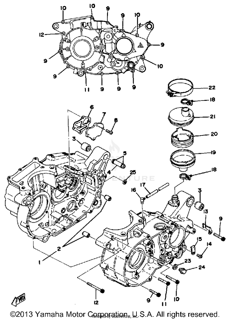 Crankcase Schematic