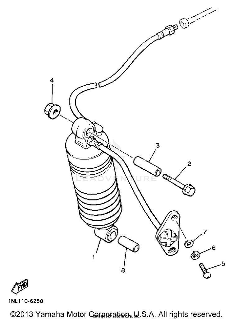 Rear Shocks Schematic
