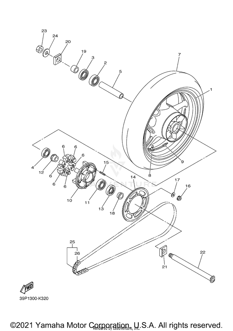 Rear Wheel Schematic