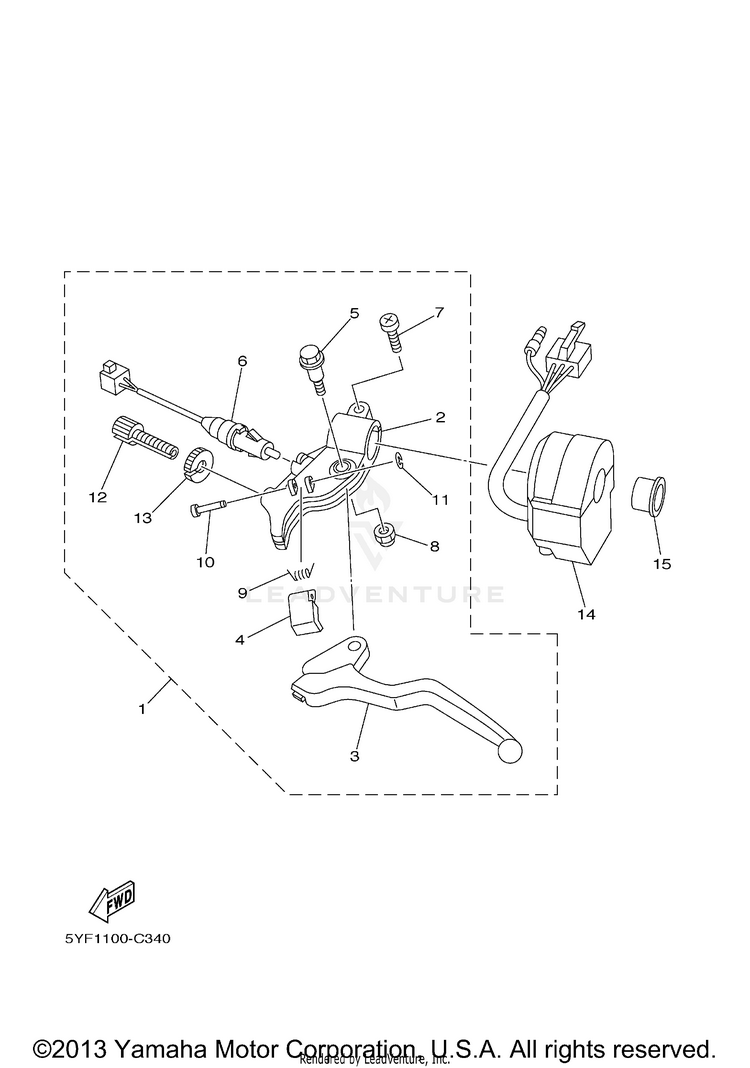 Handle Switch Lever Schematic