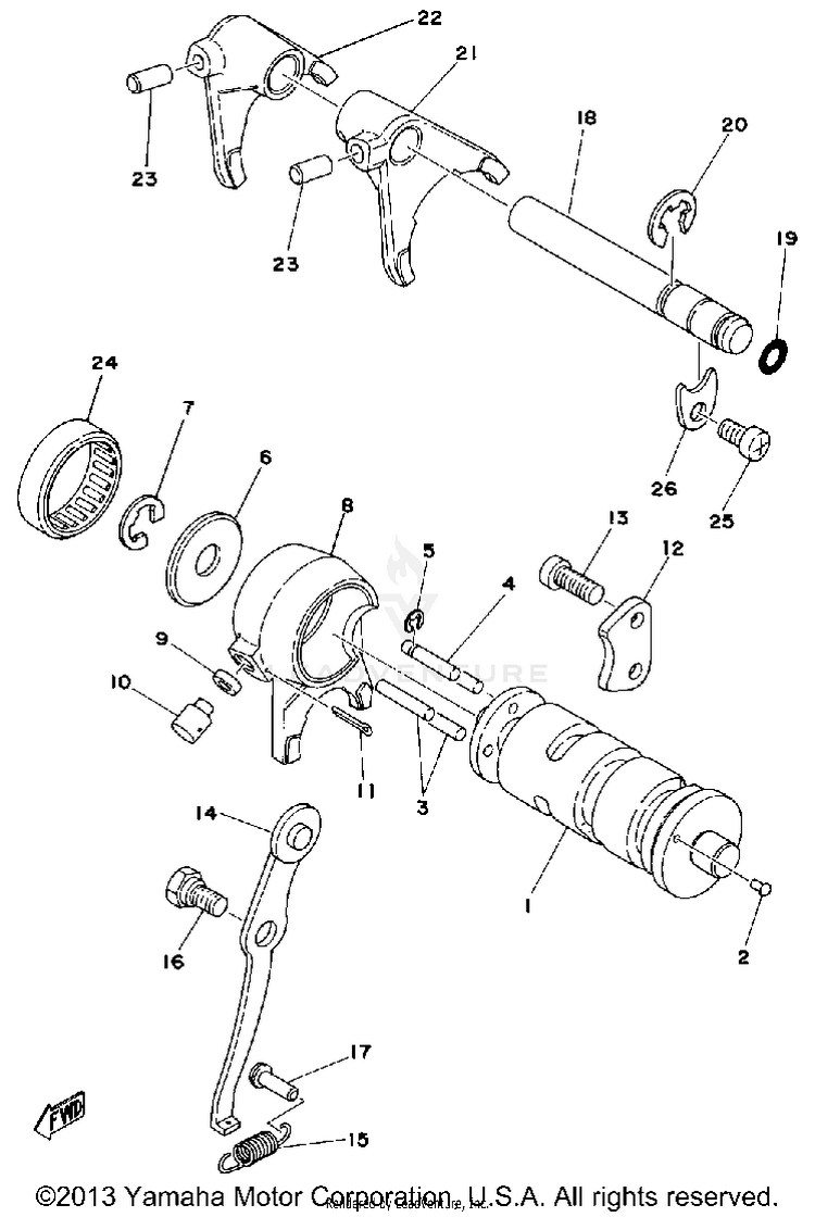 Shifter 1 LB80_3D - 1977 Schematic