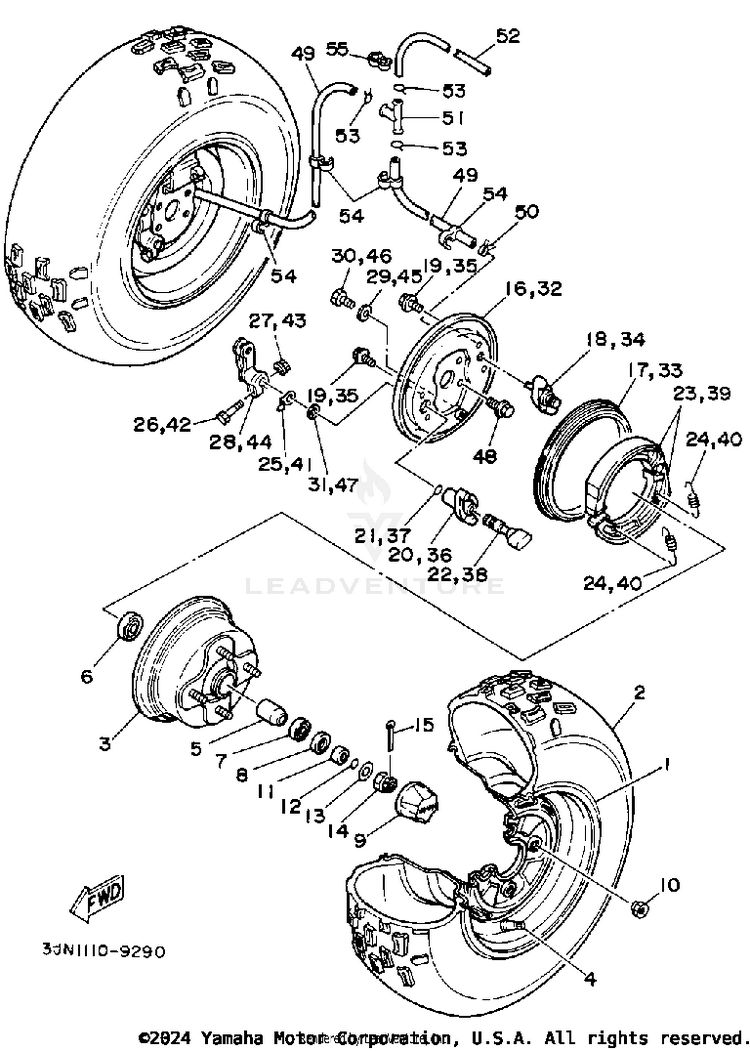 Front Wheel Schematic