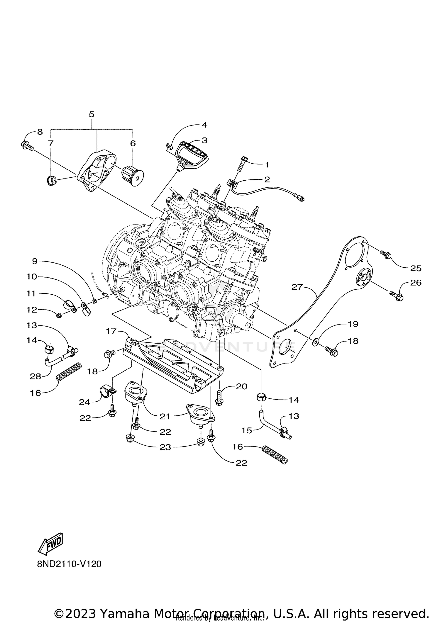 ENGINE BRACKET