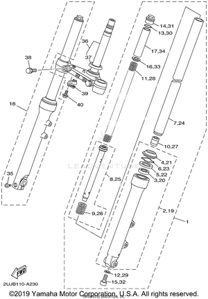 Front Fork Schematic