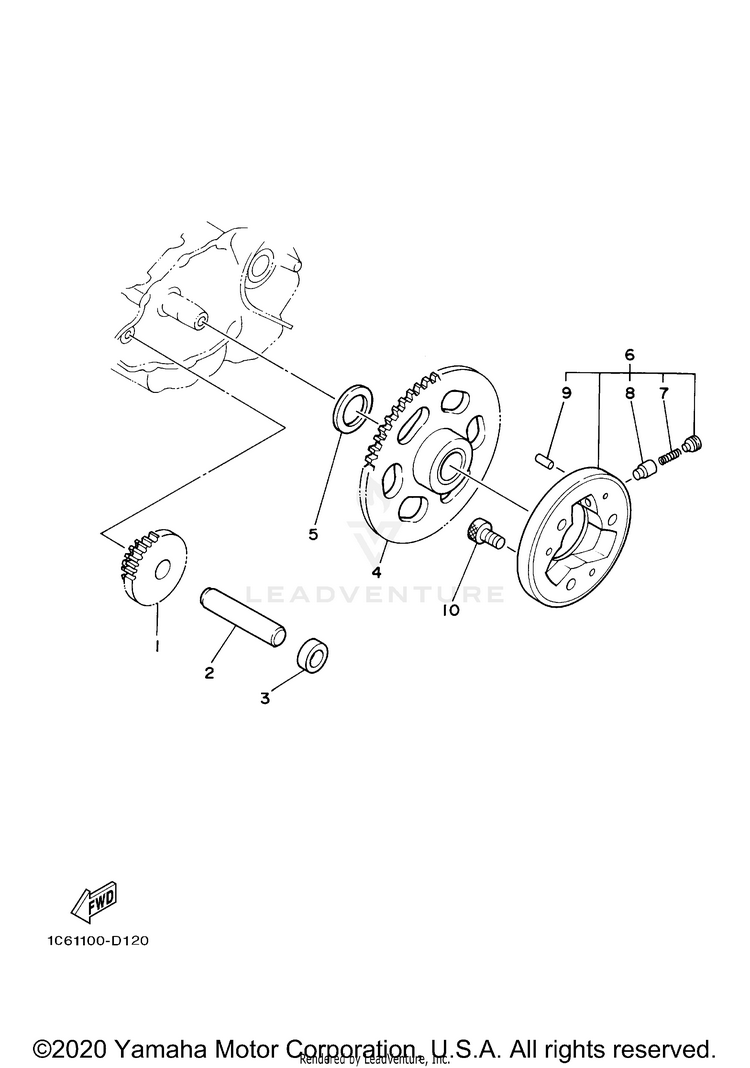 Starter Clutch Schematic
