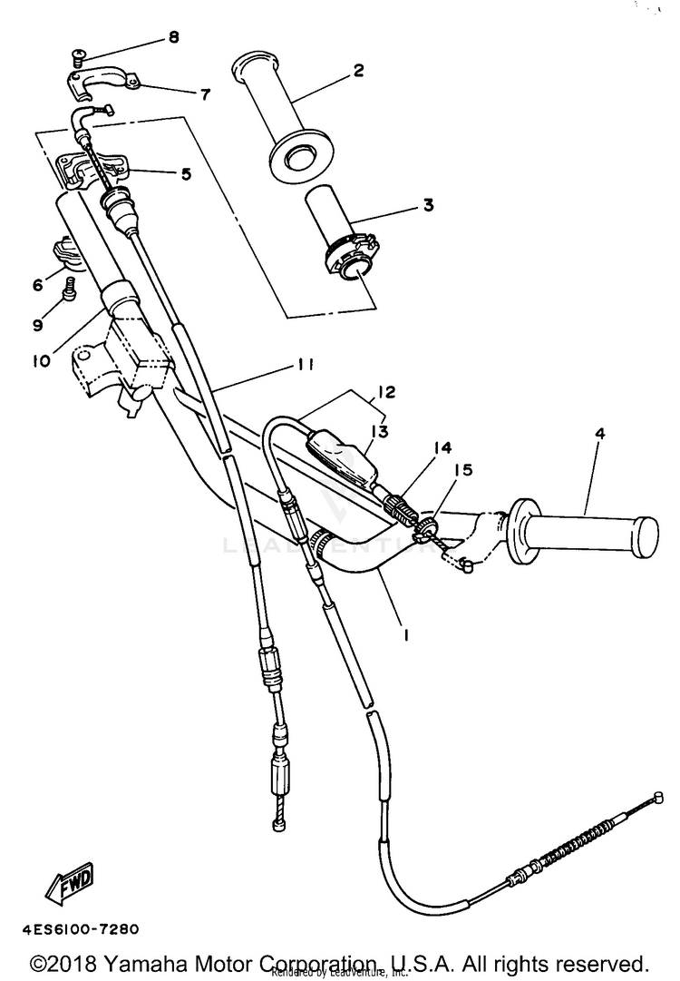 Steering Handle Cable Schematic