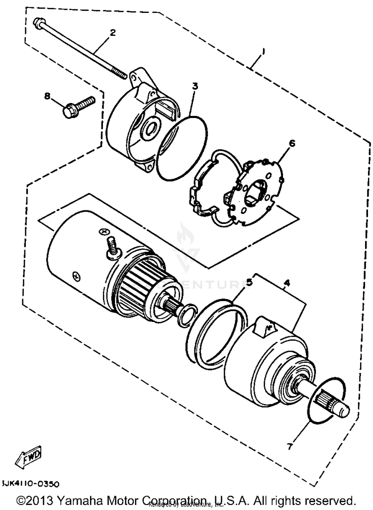 Starting Motor Schematic