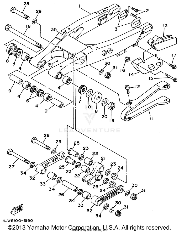Rear Arm Schematic