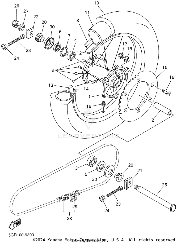 Rear Wheel Schematic