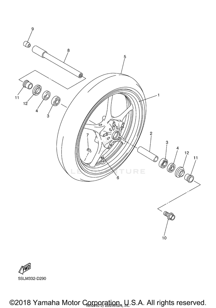 Front Wheel Schematic