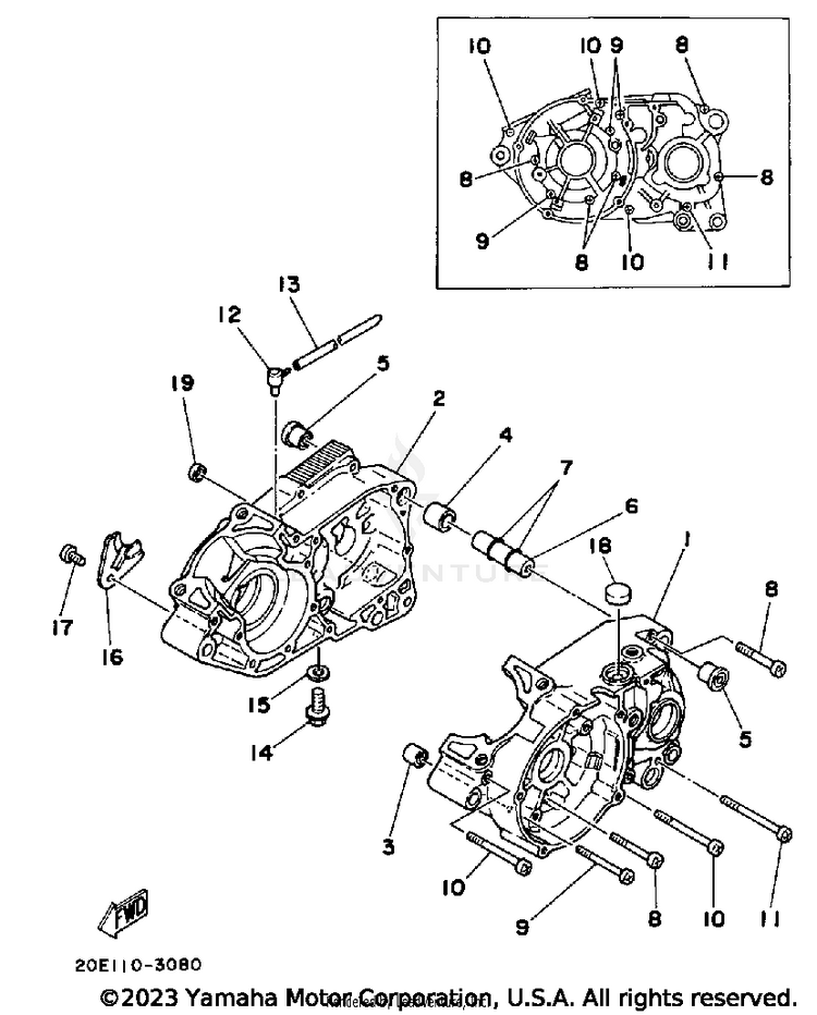 Crankcase Schematic