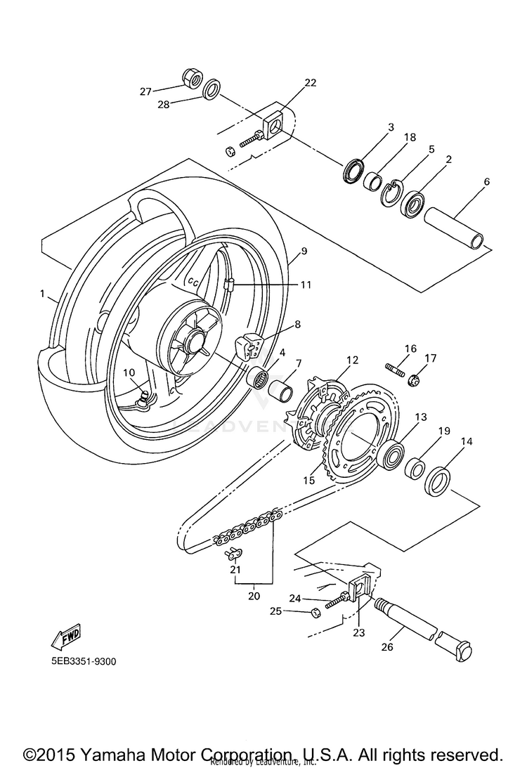 Rear Wheel Schematic