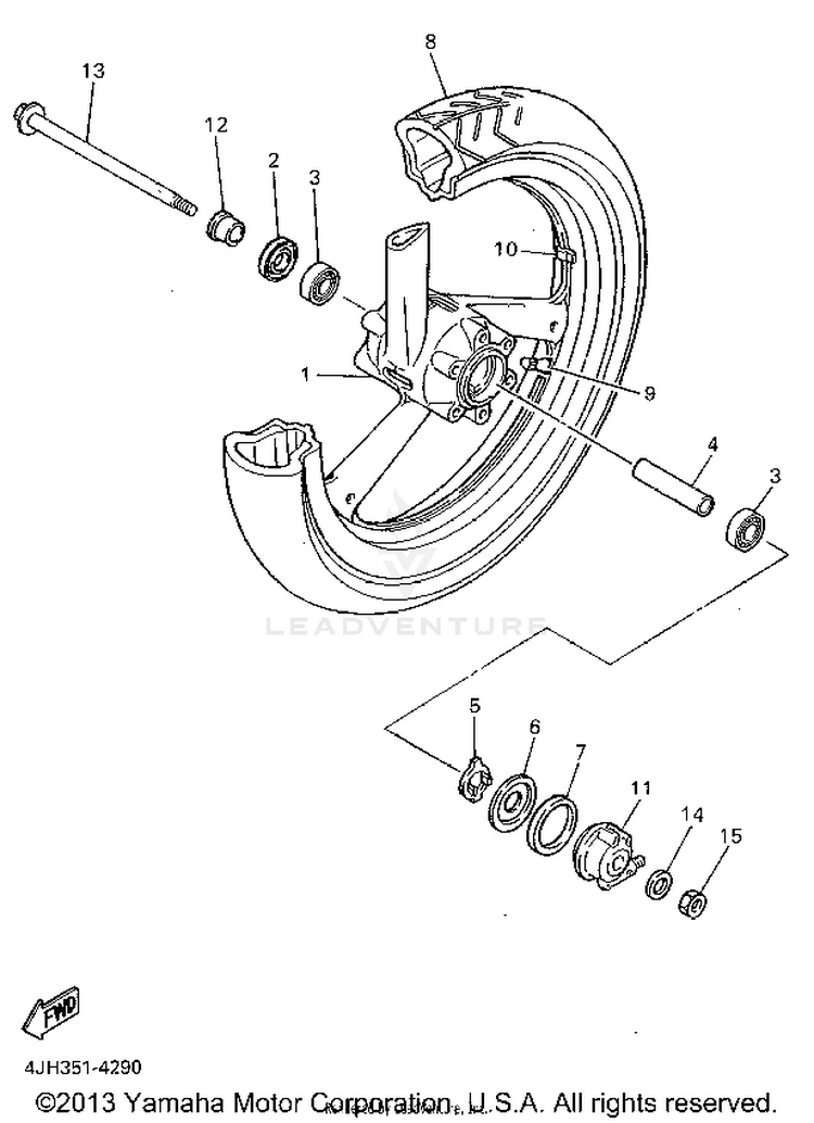 Front Wheel Schematic