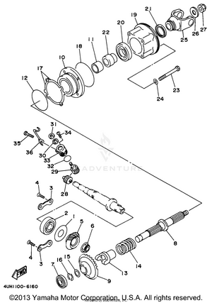 Middle Drive Gear Schematic