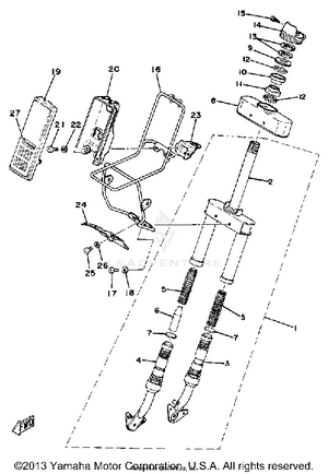 Front Fork Schematic
