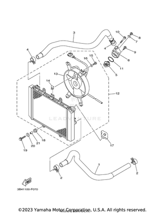 Radiator Hose Schematic