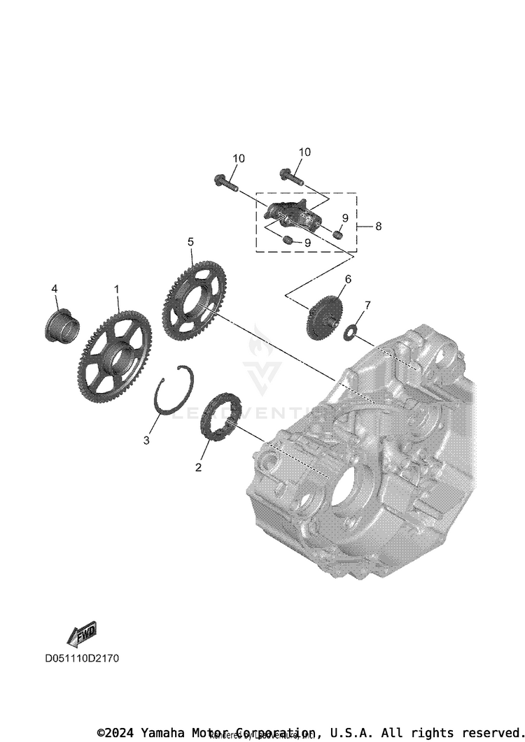 Starter Clutch Schematic
