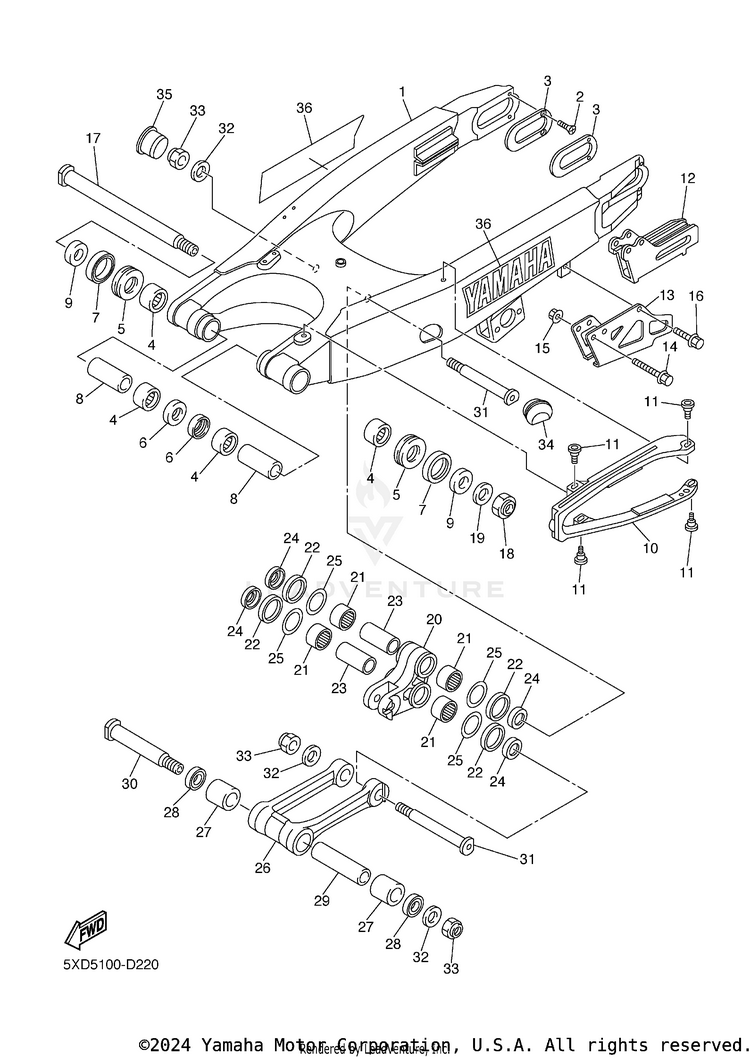 Rear Arm Schematic
