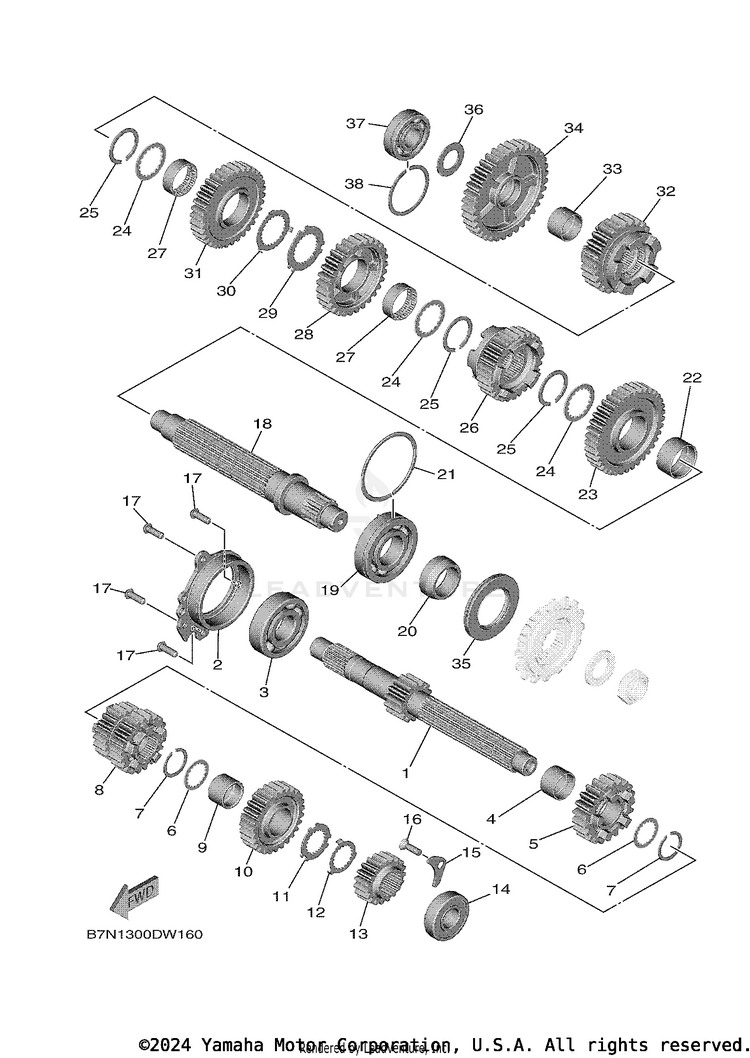 Transmission TRACER 9 GT - MTT9GTNCR - 2022 Schematic