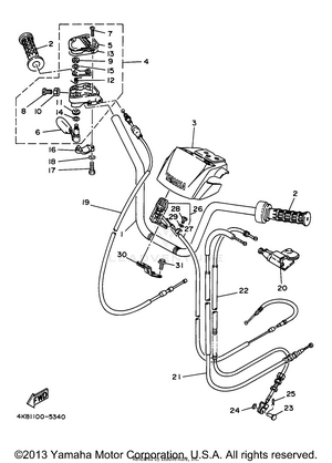 Steering Handle Cable Schematic